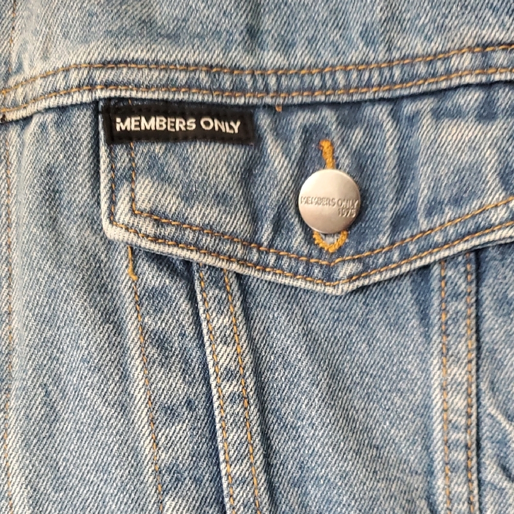 Members only X Nickelodeon Cartoon Denim Jacket size M - Picture 7 of 16